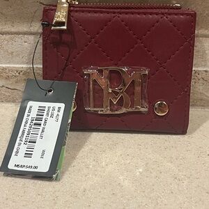 Badgley Mischka card wallet NWT